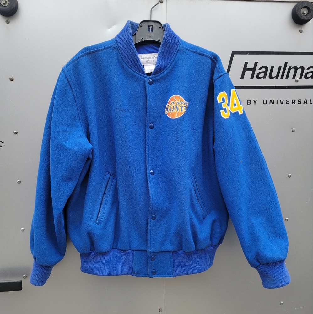 Vintage St Anne's high-school Varsity jacket size L